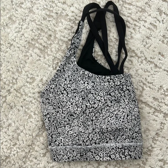 lululemon athletica Black and White Sports Bra Intimates - Picture 11 of 12